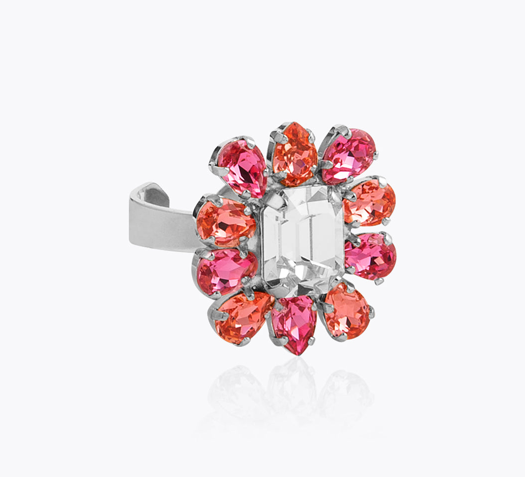 Peony Ring / Coral Combo