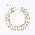 Caroline Svedbom - Soiree Necklace Crystal Golden Combo Rhodium