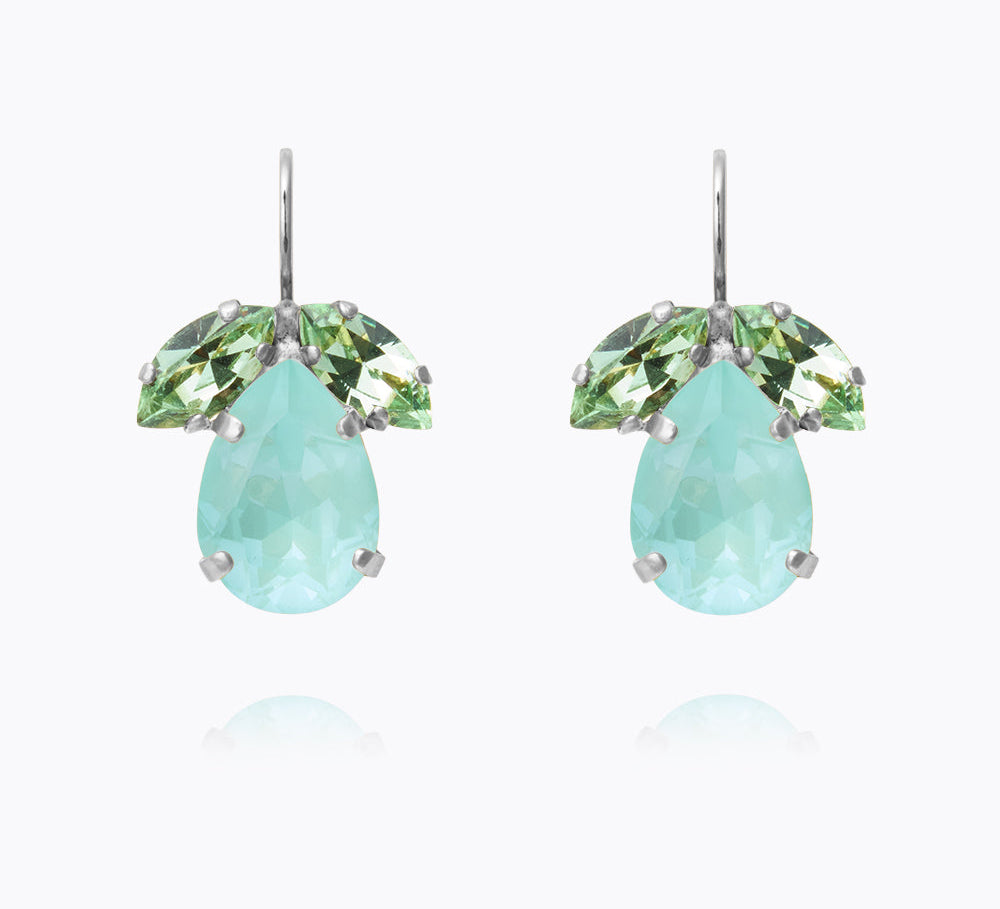 Caroline Svedbom - Timo Earrings Soft Mint Combo Rhodium