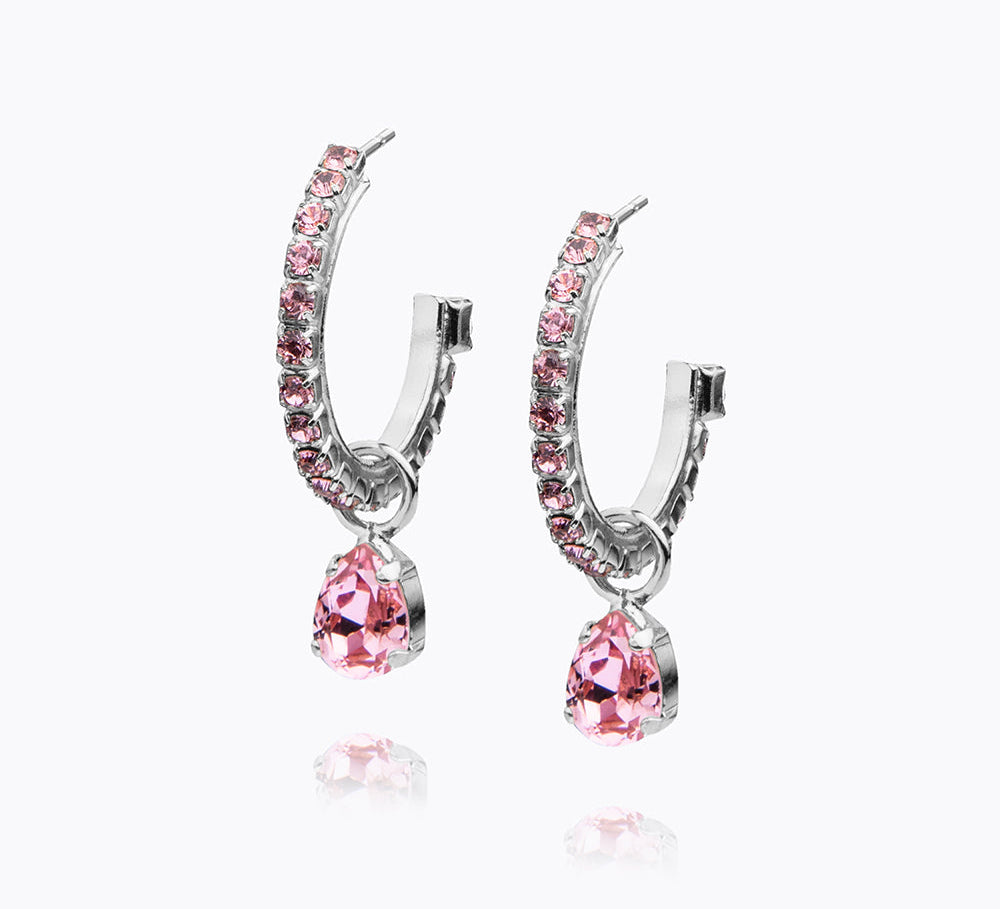 Tracy Loop Earrings / Light Rose