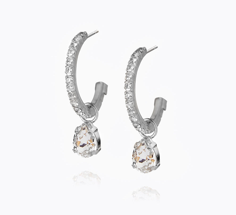 Tracy Loop Earrings / Crystal