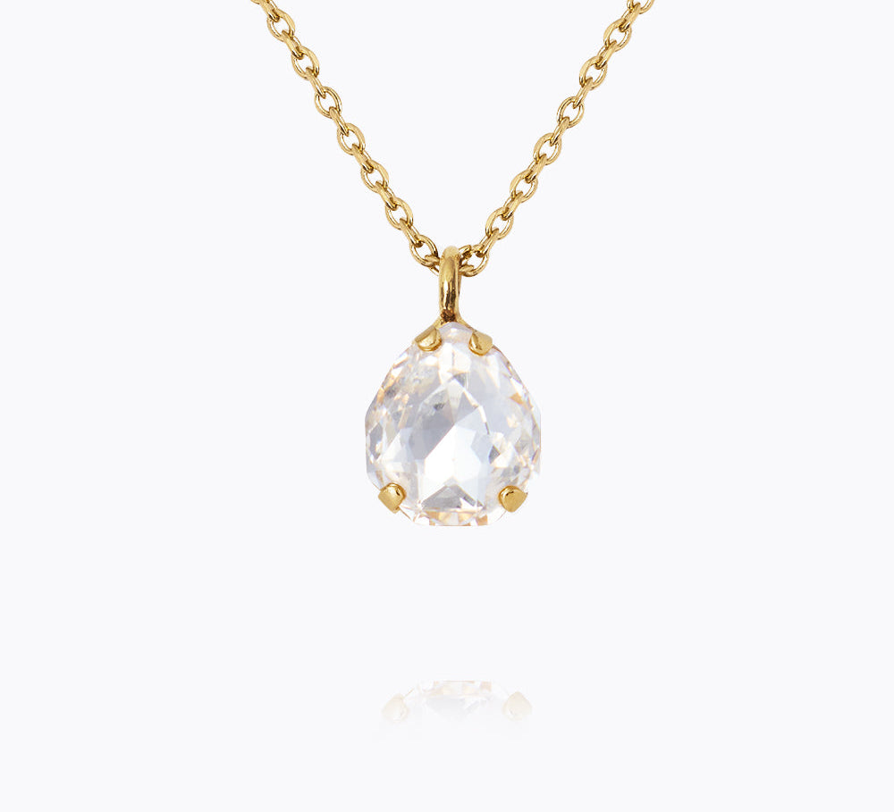 Caroline Svedbom - Mini Carlotta Necklace Crystal Gold