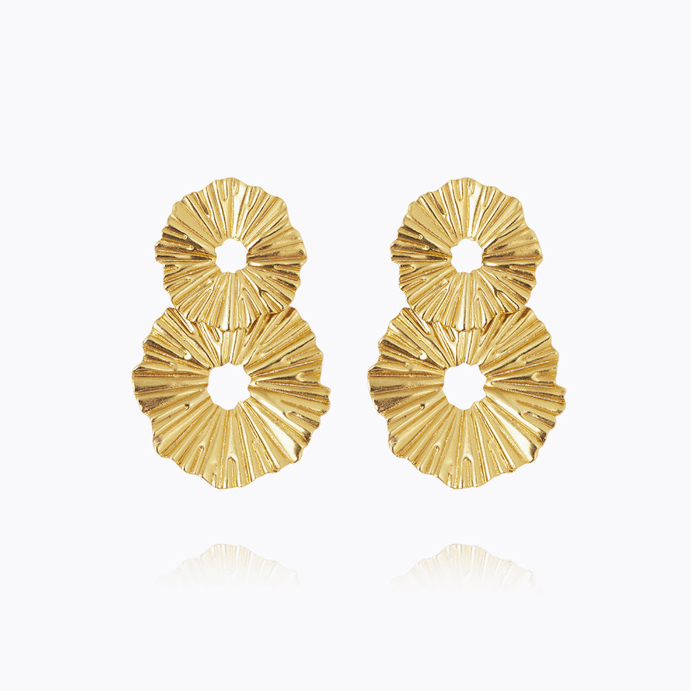 Caroline Svedbom - Vassia Earrings Gold Gold