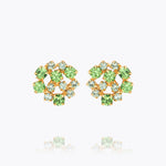 Caroline Svedbom - Kassandra Earrings Green Combo Gold