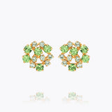 Caroline Svedbom - Kassandra Earrings Green Combo Gold