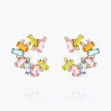 Caroline Svedbom - Gina Earrings Pastel Combo Gold