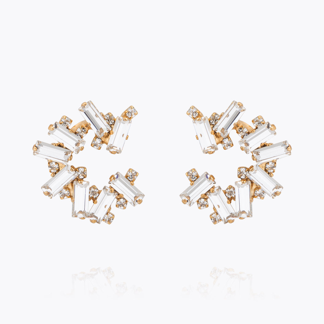 Caroline Svedbom - Gina Earrings Crystal Gold