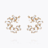 Caroline Svedbom - Gina Earrings Crystal Gold
