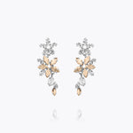 Caroline Svedbom - Melia Earrings Crystal Golden Shadow Rhodium