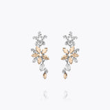 Caroline Svedbom - Melia Earrings Crystal Golden Shadow Rhodium