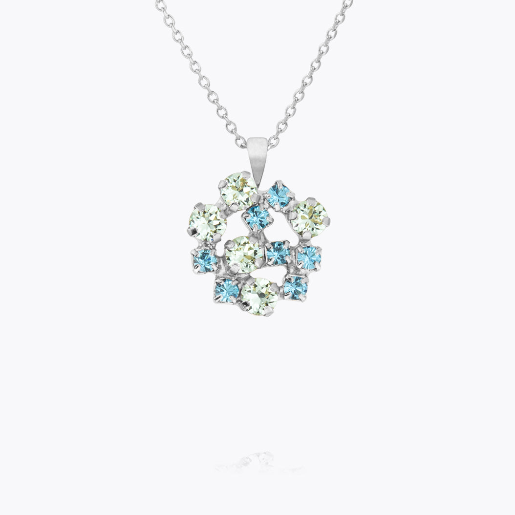 Caroline Svedbom - Kassandra Necklace Blue Combo Rhodium