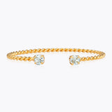 Caroline Svedbom - Mini Twisted Bracelet Light Azore Gold