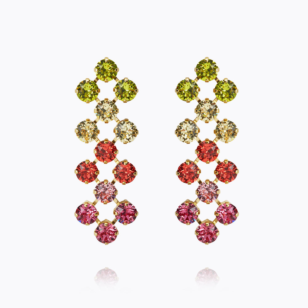 Caroline Svedbom - Livia Earrings Tropicana Combo Gold