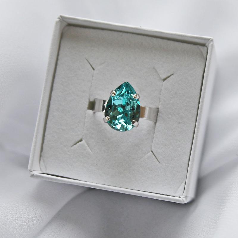 Caroline Svedbom - Mini Drop Ring Graphite Gold