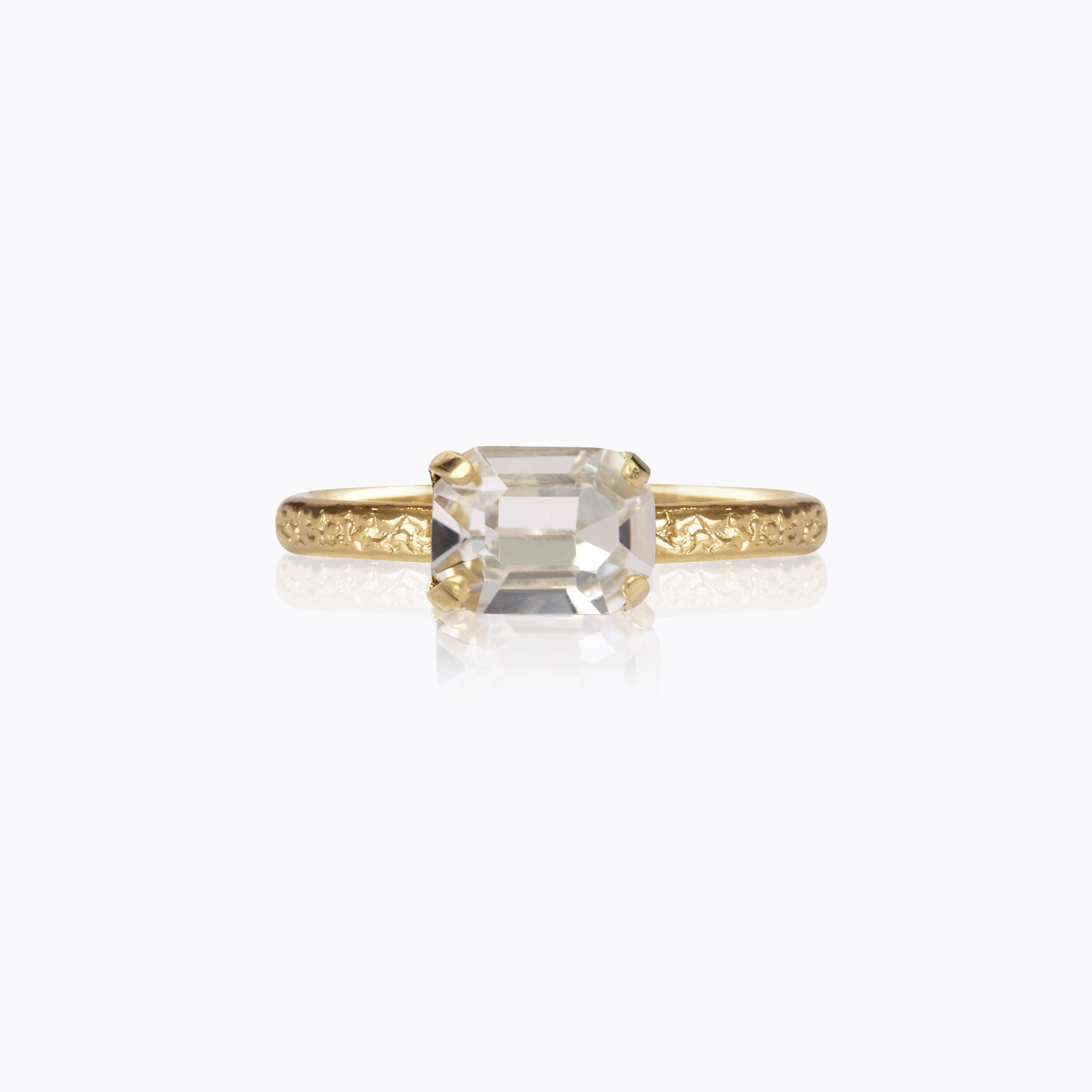 Caroline Svedbom - Naya Ring Crystal Gold
