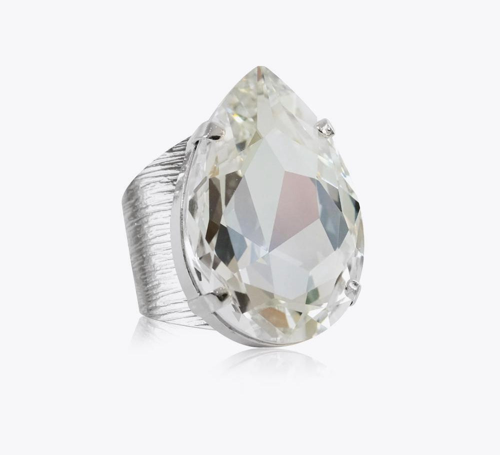 Perfect Drop Ring / Crystal