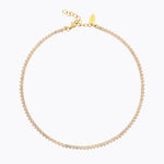 Caroline Svedbom - Crystal Navette Necklace Crystal Gold