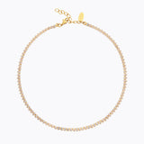 Caroline Svedbom - Crystal Navette Necklace Crystal Gold