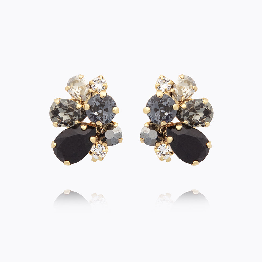 Caroline Svedbom - Katie Earrings Black Combo Gold