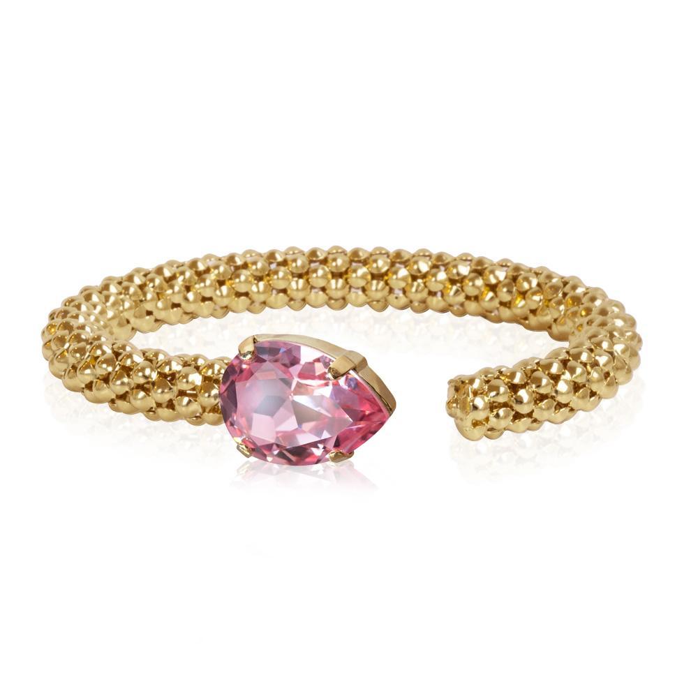 18k gold plated Bracelet with swarovski crystals