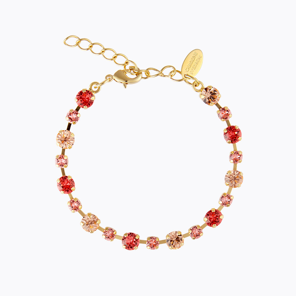 Caroline Svedbom - Calanthe Bracelet Peach Combo Gold