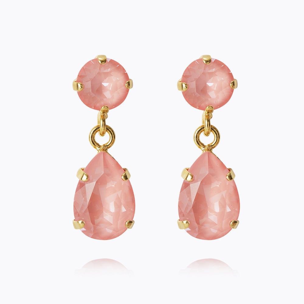 Caroline Svedbom - Mini Drop Earrings Flamingo Ignite Gold