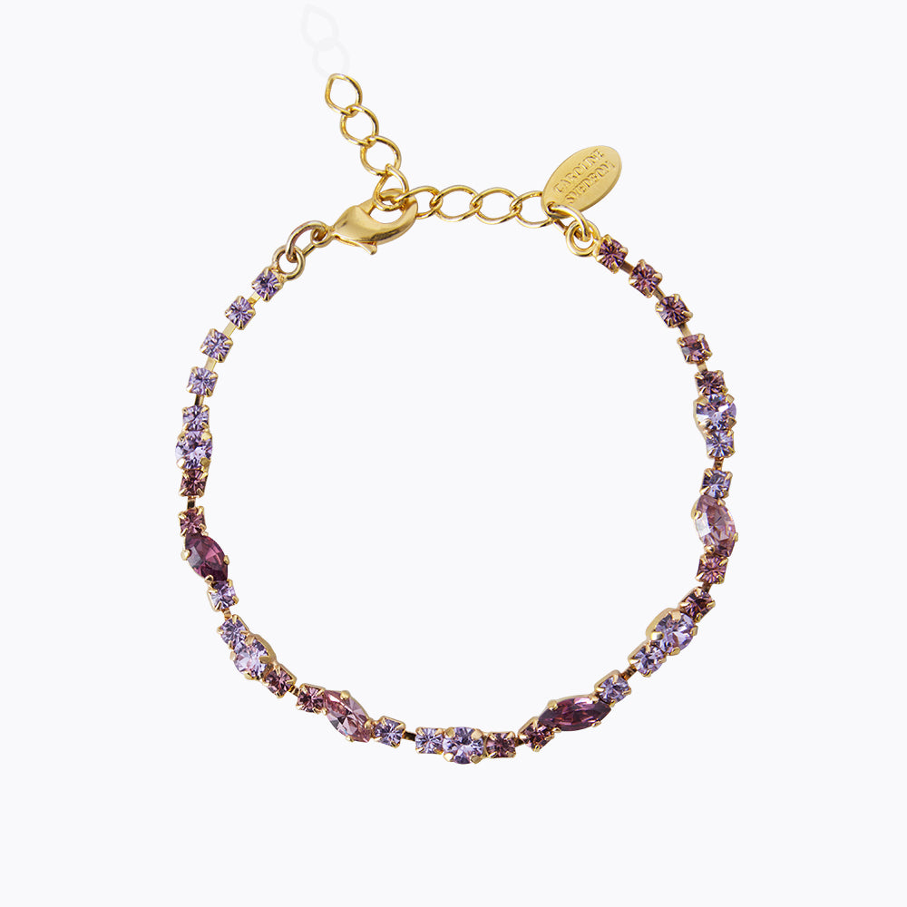 Caroline Svedbom - Antonia Bracelet Violet Combo Gold