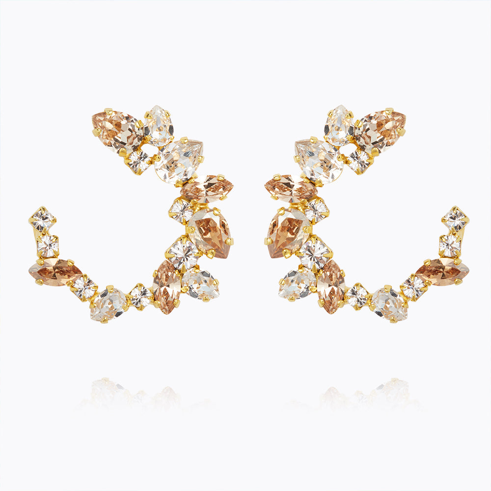 Caroline Svedbom - Calliope Earrings Golden Combo Gold
