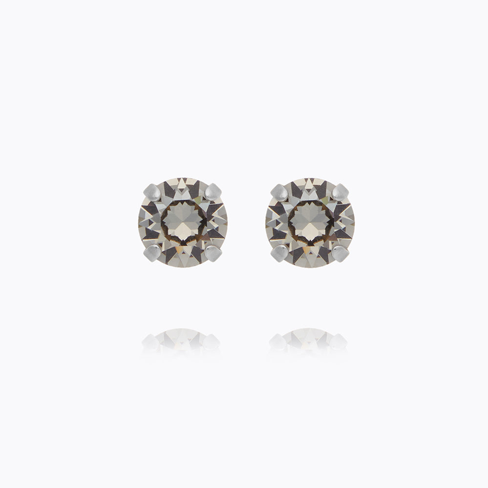 Caroline Svedbom - Classic Stud Earrings Greige Rhodium