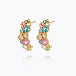 Caroline Svedbom - Gabriella Earrings Rainbow Combo Gold