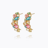 Caroline Svedbom - Gabriella Earrings Rainbow Combo Gold