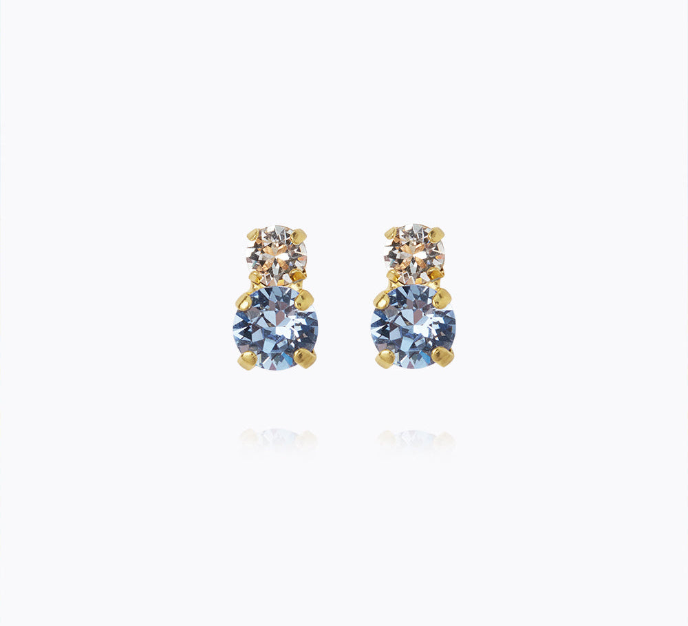 Caroline Svedbom - Leah Earrings Blue Combo Gold