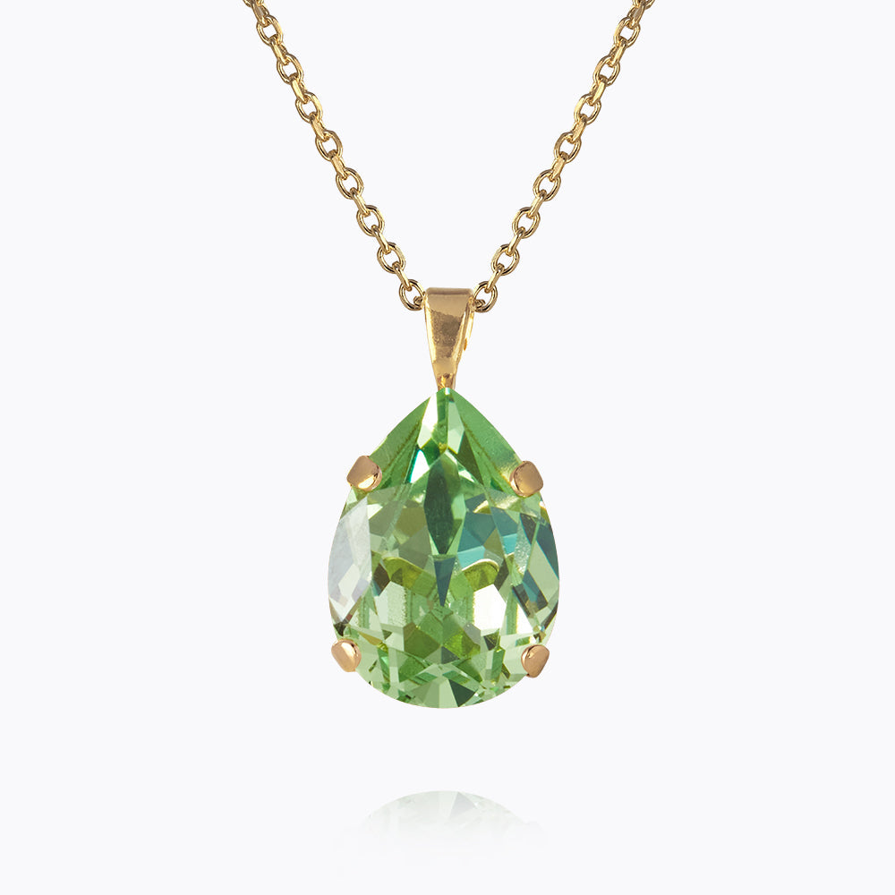 Caroline Svedbom - Mini Drop Necklace Mulberry Red Gold